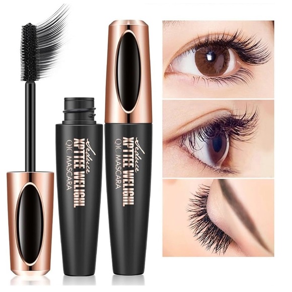 Korean Cosmetics Black Mascara Lengthens Eyelashes Extra Volume Waterproof. - Picture 4 of 6